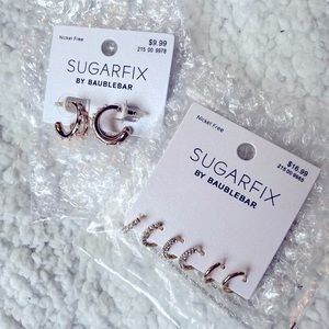 NWT - BaubleBar  - 2 Sets of earrings